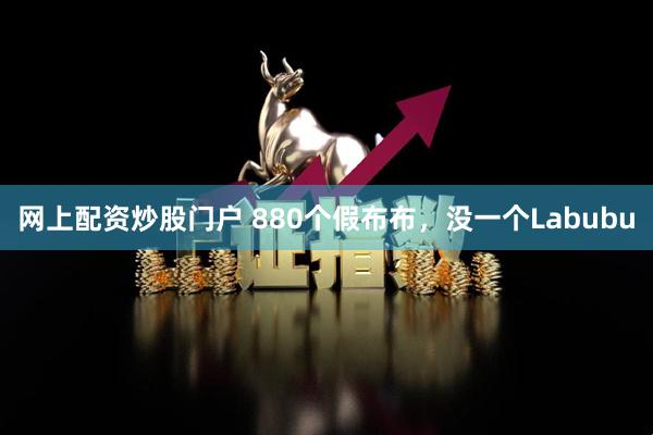 网上配资炒股门户 880个假布布，没一个Labubu